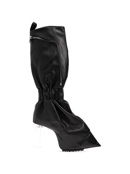 Botine Rick Owens din piele negru
