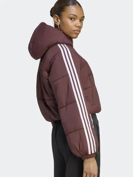 Adidas Originals krátka bunda dámska Adicolor Cropped Hooded Puffer