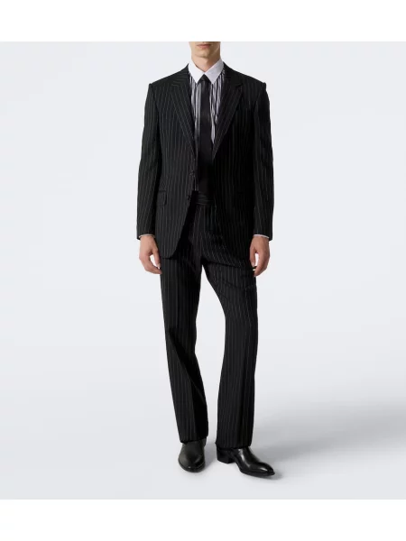 Pantaloni Tom Ford de lână negru