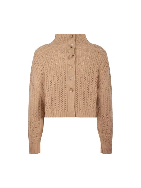 Sweter Max Mara wełniany beżowy