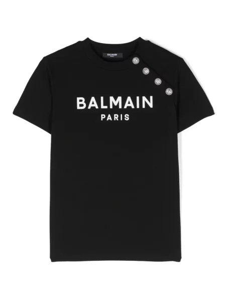 Koszulka dziecięca Balmain czarna