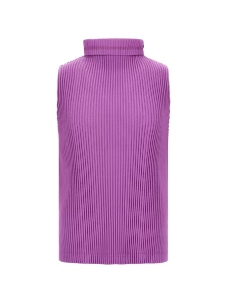 Pulover Homme Plisse Issey Miyake fără mâneci violet