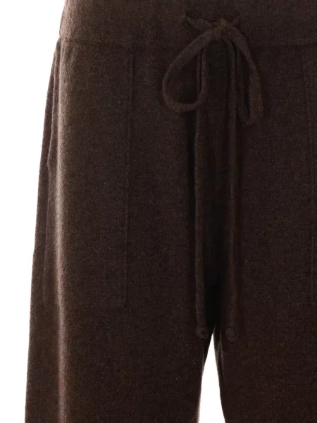 Pantaloni Uma Wang cu cordon maro