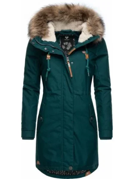 Geacă parka Ragwear verde