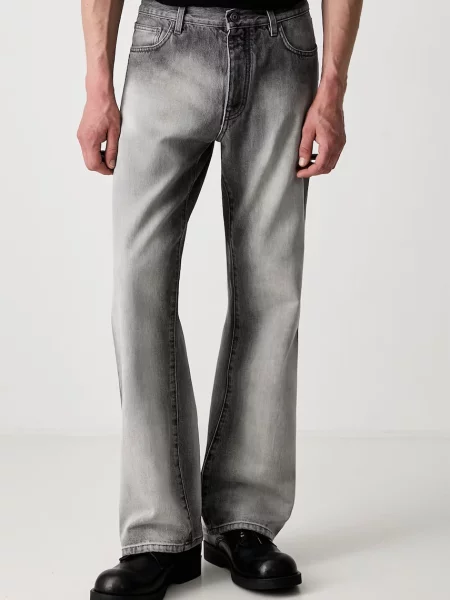 Off-White jeansy relaxed fit białe