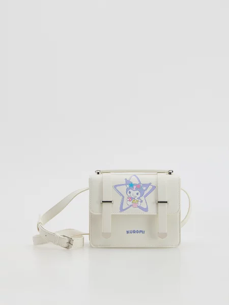 Reserved Crossbody kabelka Kuromi krémová