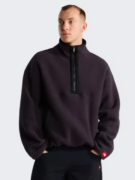 Флісова кофта The North Face M TNF RED BOX ZIP FLEECE чорний