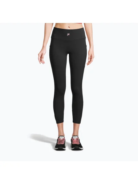 Дамски клинове FILA Raga High Waist black черно