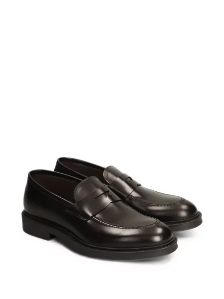 Pantofi loafer Green George din piele verde