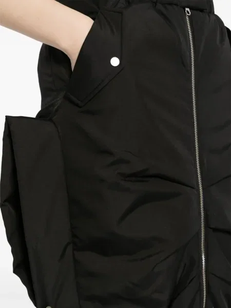 Fustă midi Besfxxk până la genunchi negru