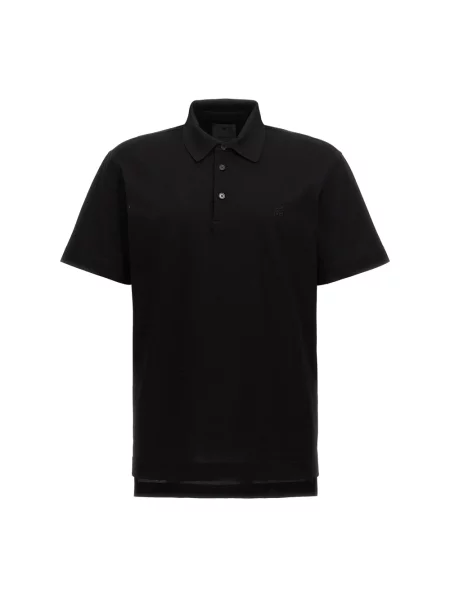 Haftowana koszulka polo Givenchy czarna