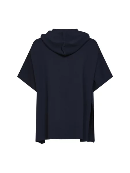 Lniany kardigan Max Mara niebieski