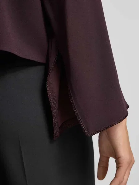 Bluzka o kroju relaxed fit z bordiurą Windsor