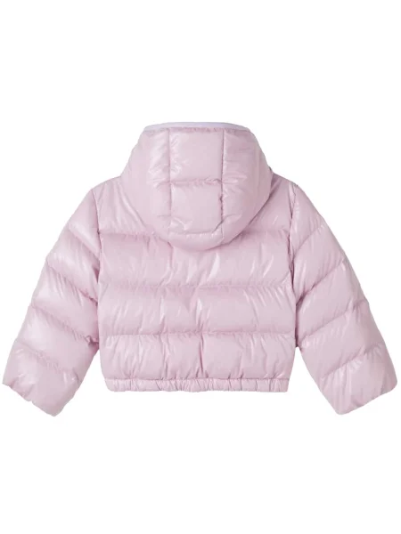 Gyerek pehelydzseki Moncler Enfant rózsaszín