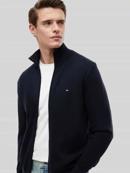 Tommy Hilfiger sweter granatowy