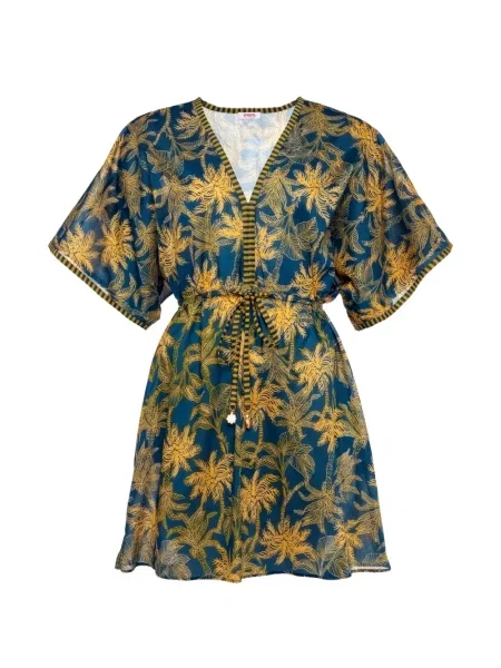 Mała mały sukienka mini Eres garniturowa niebieska