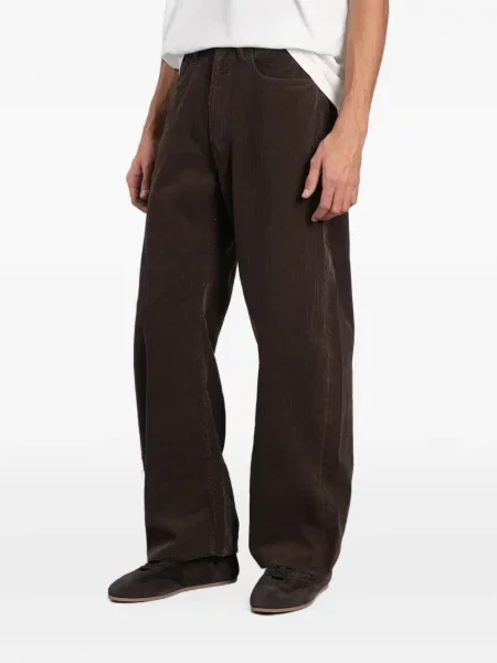 Pantaloni Ssstein de catifea cord maro