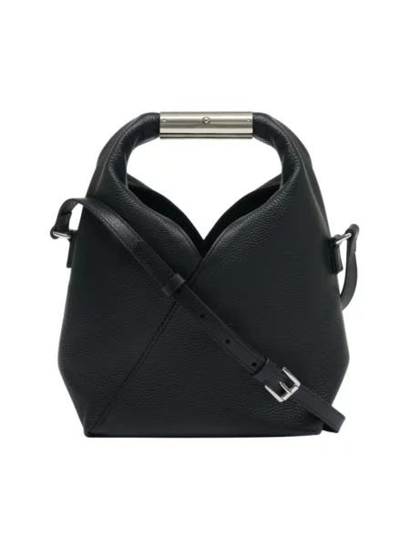 Maison Margiela torebka skórzana czarna