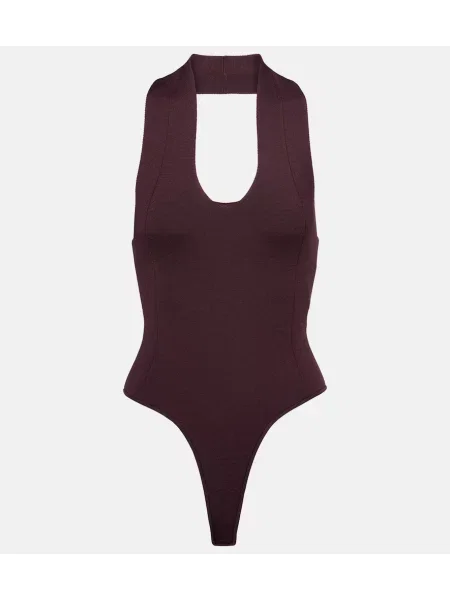 Body Khaite tricotate bordo