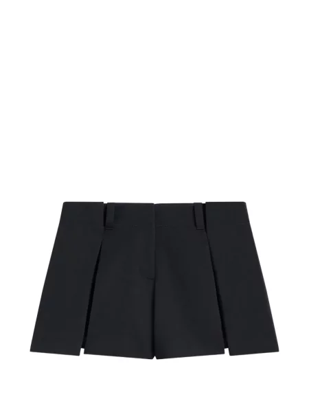 Pantaloni scurți Givenchy de lână negru