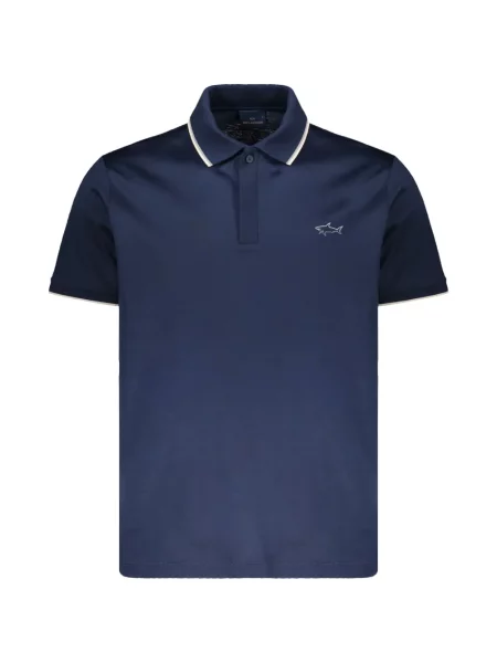 Gulerat tricou polo Paul & Shark albastru