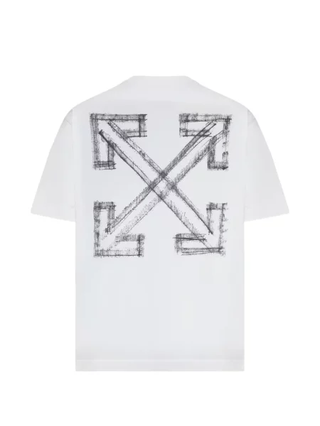 Tricou Off-white cu imagine alb