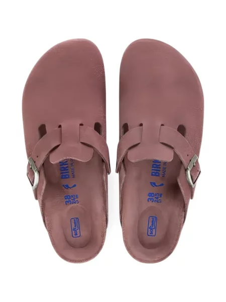 Papuci tip mules Birkenstock roz