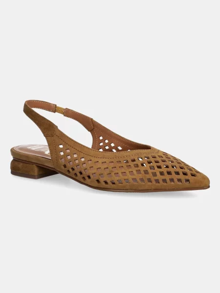 Balerinke iz semiša Answear.LAB rjava