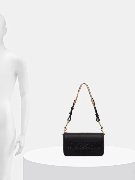 Кожаная сумка Love Moschino