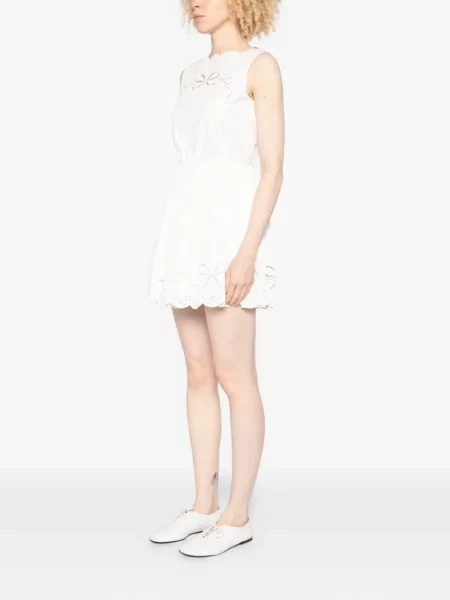 Rochie mini Self-portrait alb