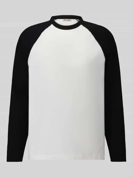 Bluzka z długim rękawem o kroju relaxed fit z czystej bawełny model HEATON' Only & Sons biała