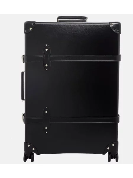 Kovček Globe-trotter s karirastim vzorcem črna