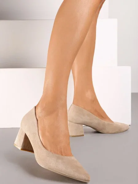 Pantofi cu Rieris bej