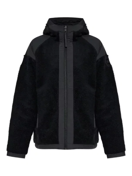 Geacă Canada Goose din fleece negru