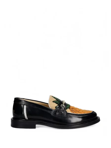 Pantofi loafer Filling Pieces cu bretele negru