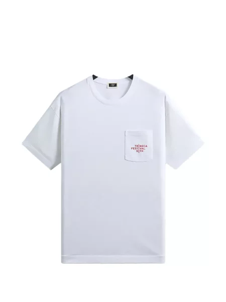 Tricou Kith cu imagine alb