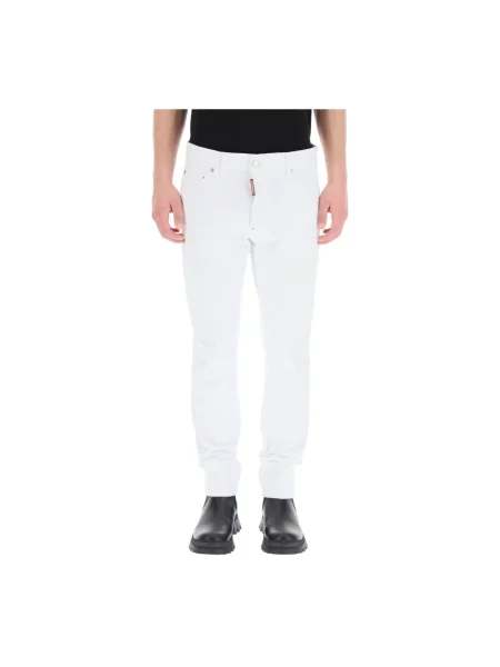 Spodnie Dsquared2 białe