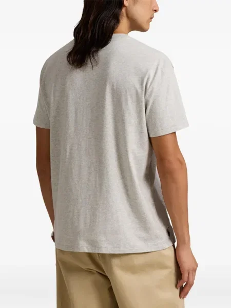 Ριγέ polo Polo Ralph Lauren με κέντημα γκρι