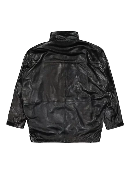 Geanta de piele Doublet negru