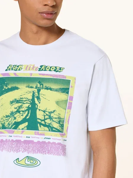 Patagonia Tričko Run Like Roots Responsibili-Tee bílá