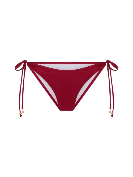 LSCN by LASCANA Slip costum de baie roşu închis