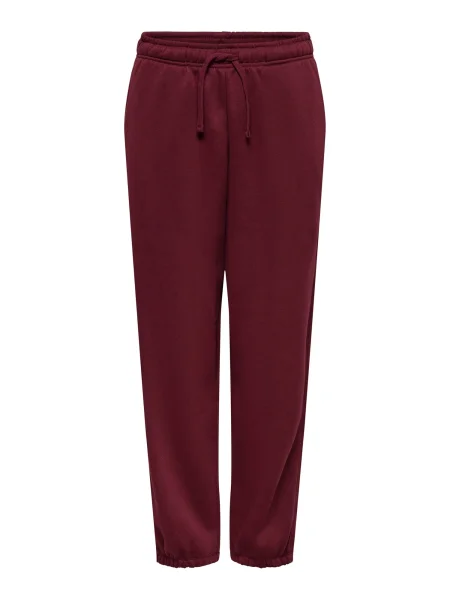 ONLY Pantaloni ONLBEST vin roșu