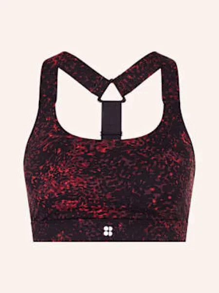 Sweaty Betty Biustonosz Sportowy Power Medium rot czarny