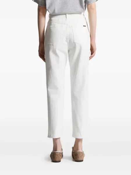 Blugi Peserico cu 5 buzunare alb