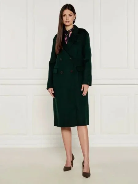 Tommy Hilfiger De lână palton verde