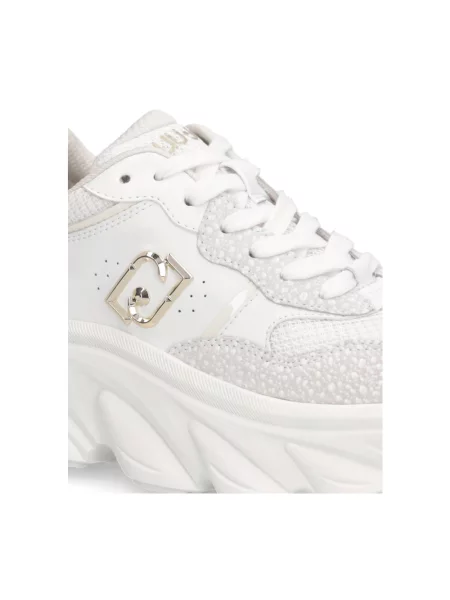 Sneakersy Liu Jo skórzane białe