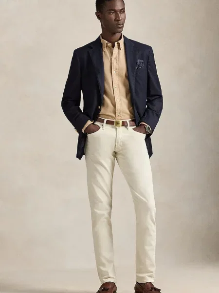 Сорочка Polo Ralph Lauren regular комір button-down бежевий