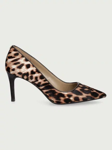 Pantofi Michael Michael Kors din piele cu toc stiletto bej