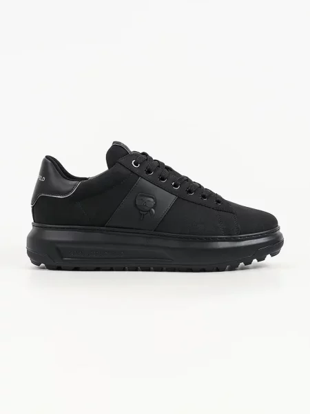 Karl Lagerfeld Kapri sneakers ανδρικά νουμπούκ μαύρο