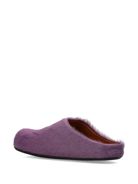 Papuci tip mules Marni violet